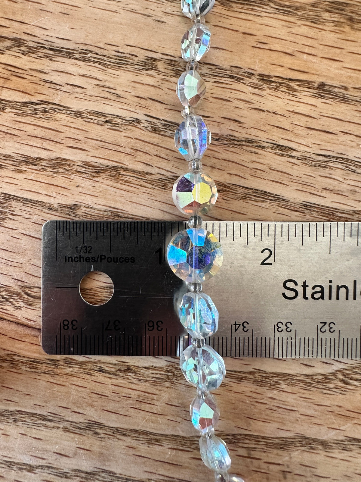 Aurora borealis crystal choker — photo 8