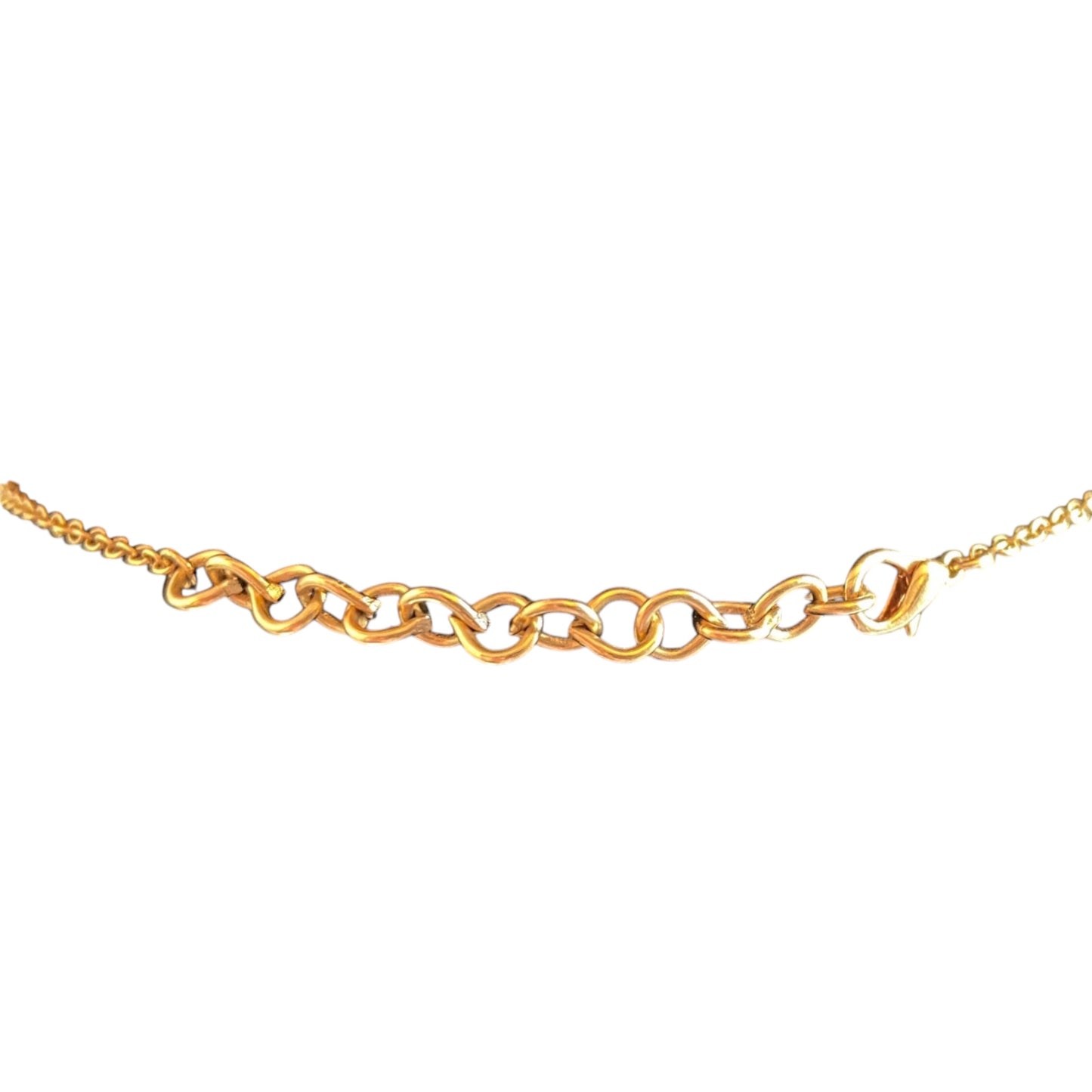 Art Deco Faux Pearl & Rhinestone Necklace