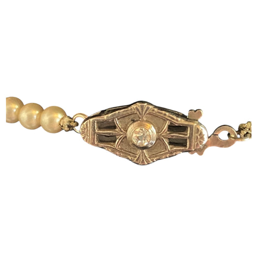 Stireline Art Deco Faux Pearl Necklace
