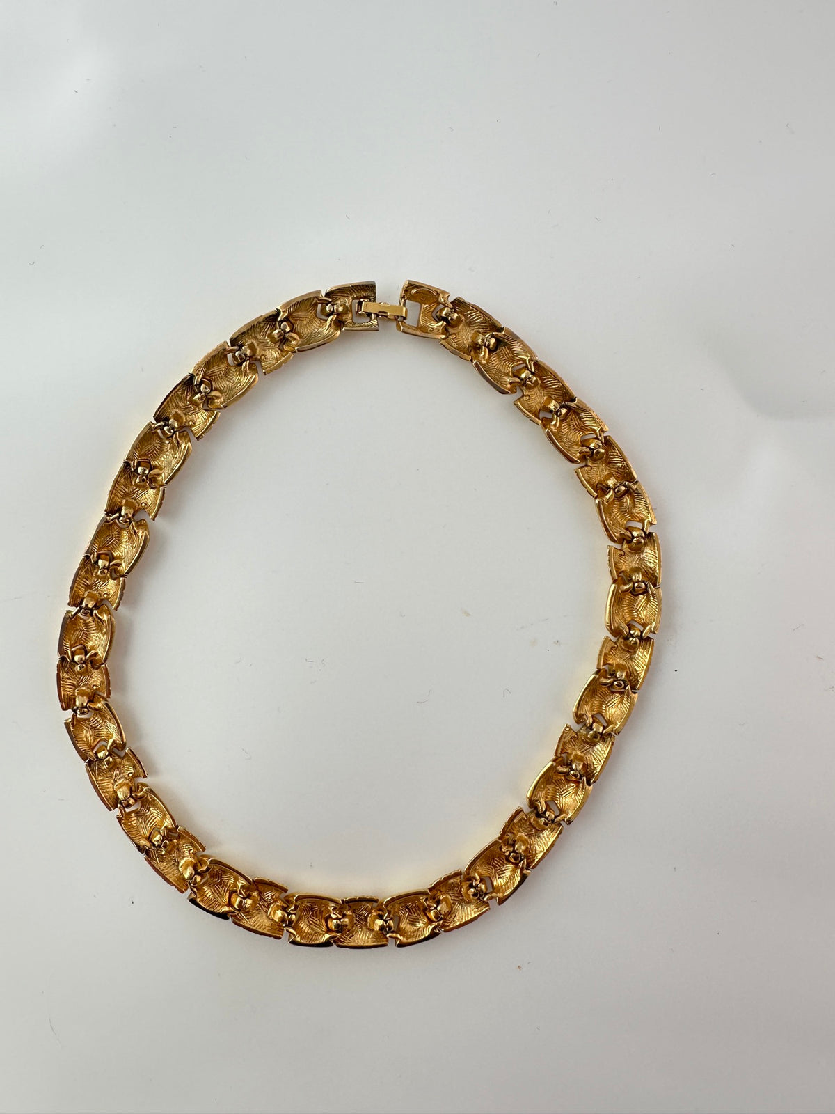 Modernist gold-tone collar choker — photo 5