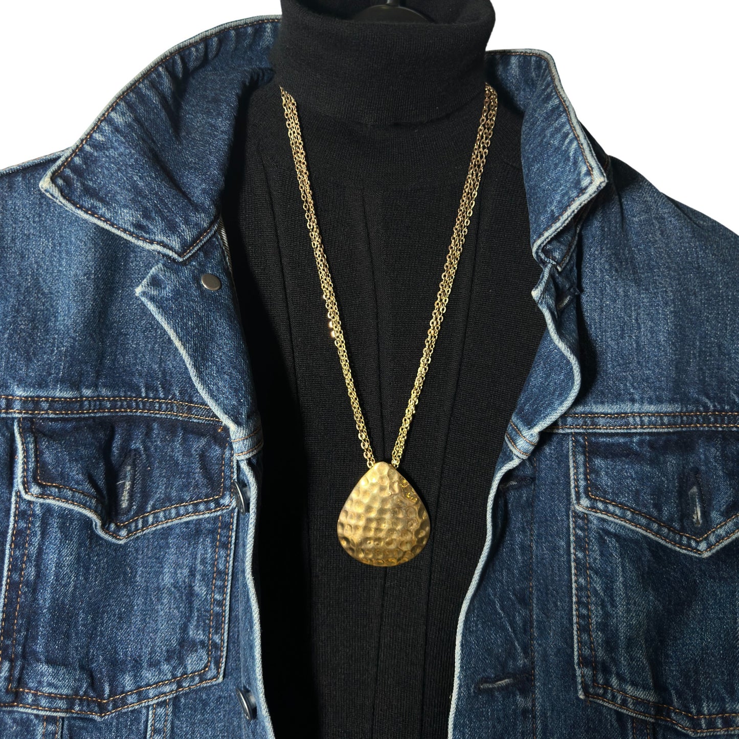 Avenue Gold-Tone Brass Necklace