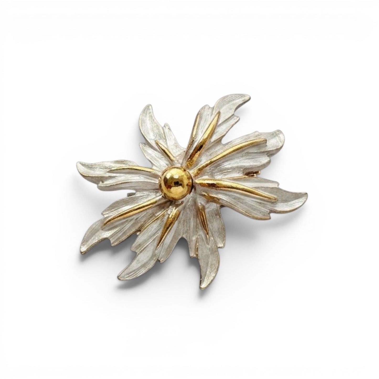 Rear view of Parklane earrings showing clip-on and partial Parklane stamp on metal back