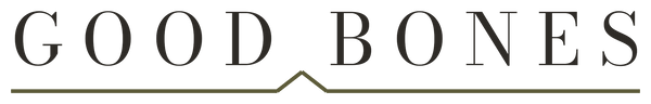 GOOD BONES wordmark with pulse