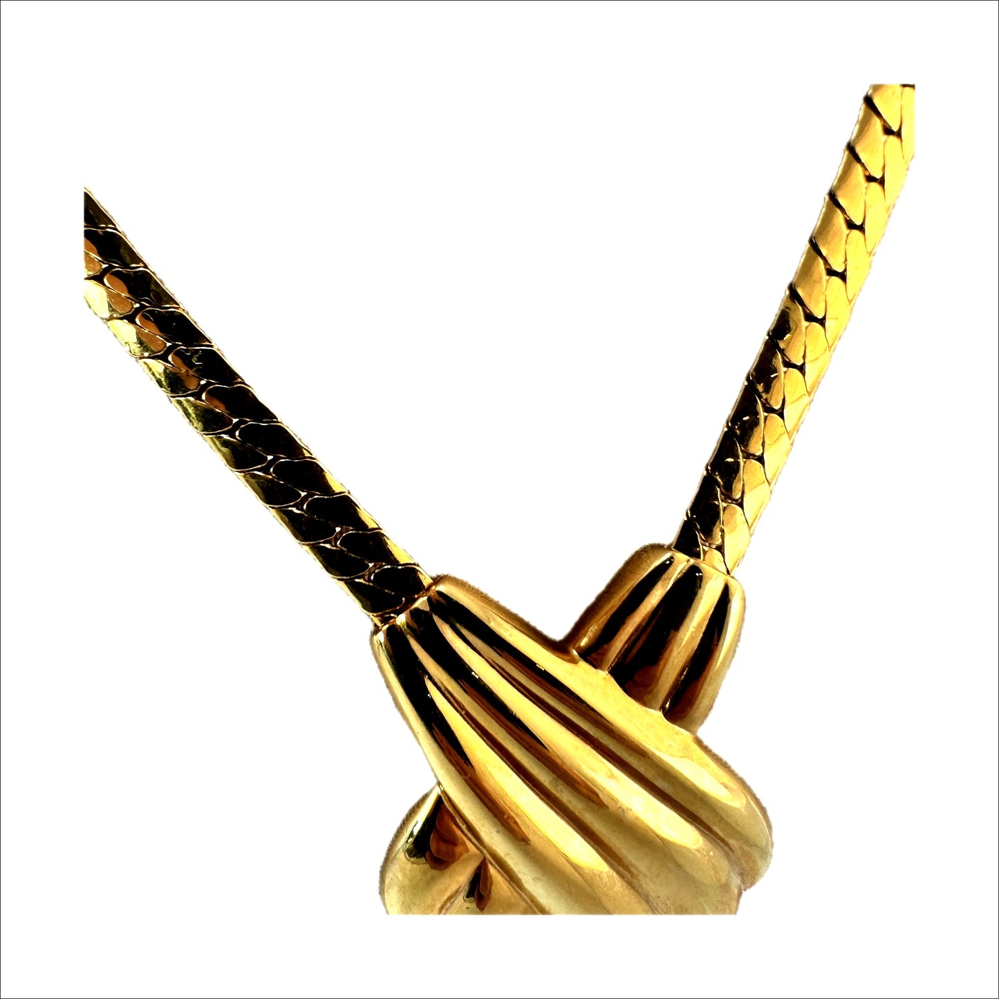 Napier fan pendant — angled view of fluted lobes