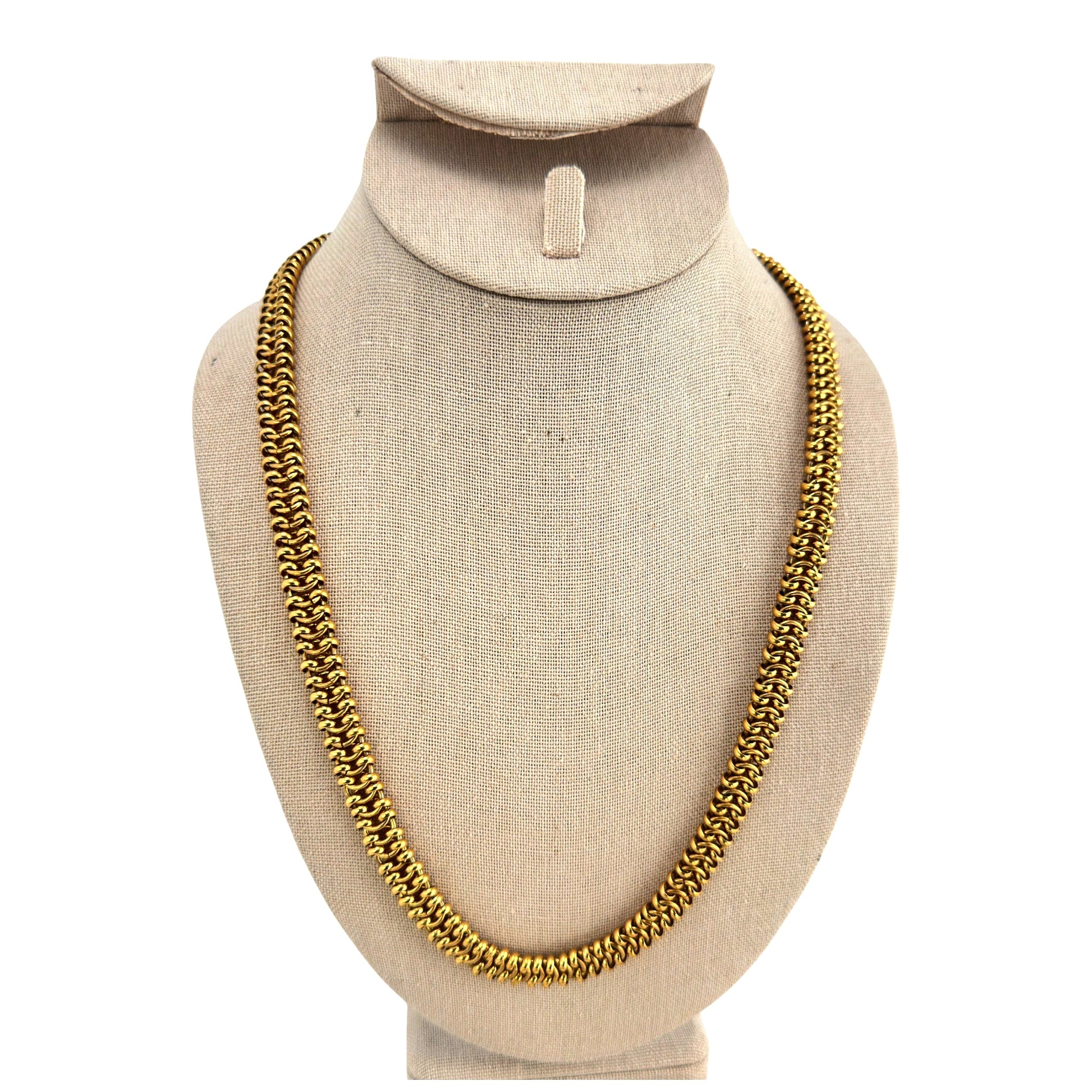 Gold-tone necklace – front view