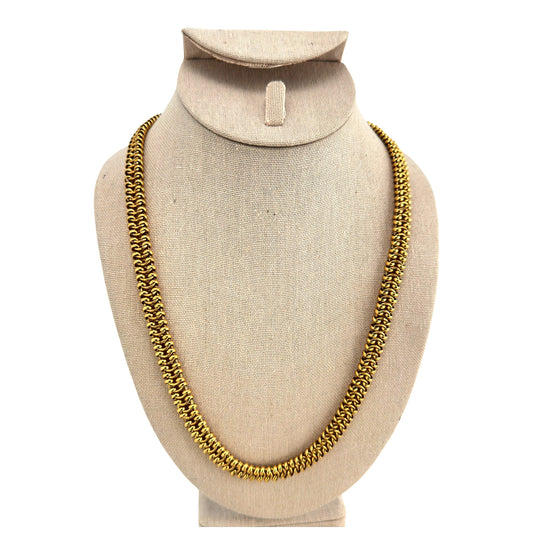 Gold-tone necklace – front view