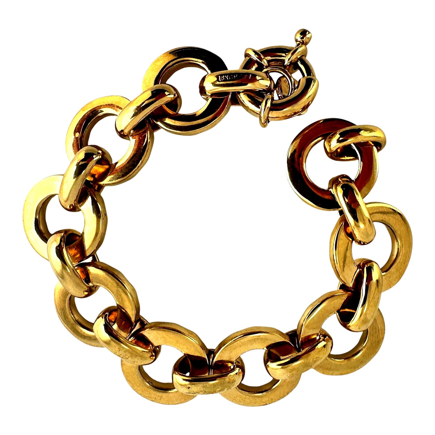 Vintage Dolce Vita reversible bracelet, alternate angle