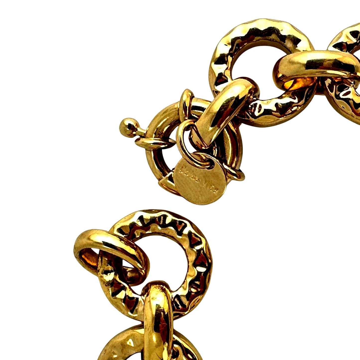 Vintage Dolce Vita reversible bracelet, back view