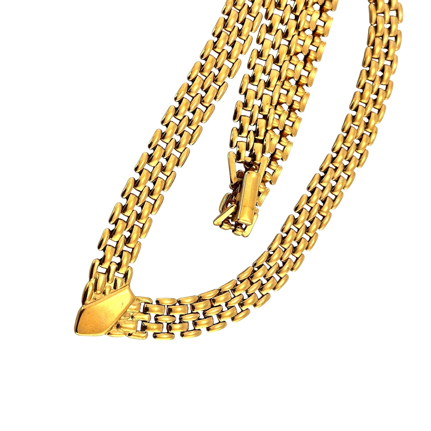 Avon gold-tone chain necklace, clasp detail